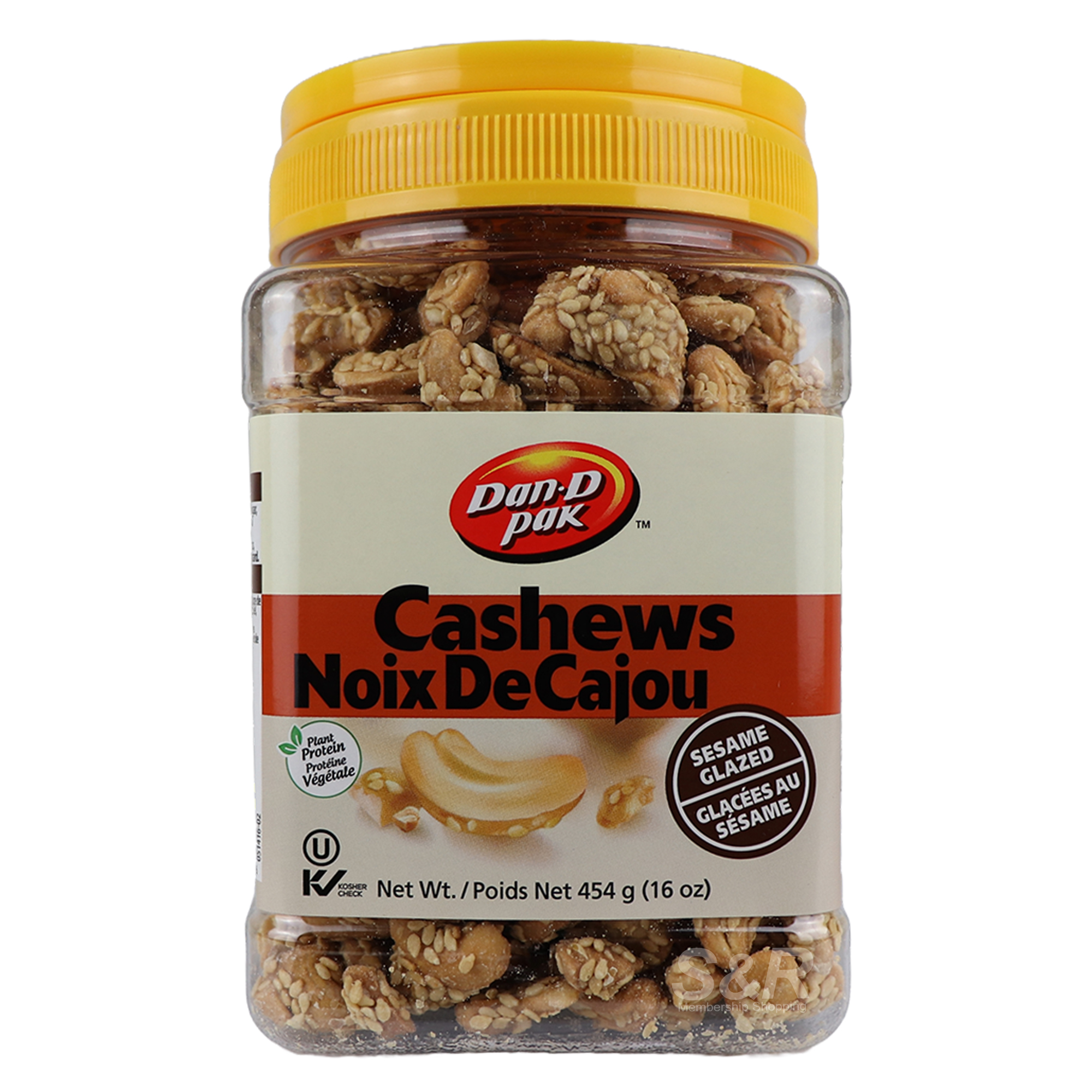 Dan-D Pak Sesame Glazed Cashews 454g Dan-D Pak Sesame Glazed Cashews 454g